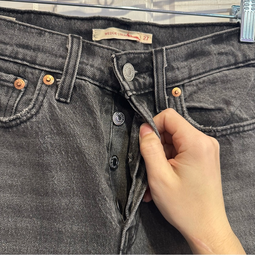 Levi's Wedgie Straight Jeans - gray - Picture 3 of 10